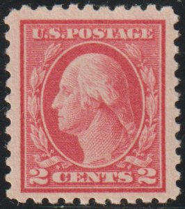 US #425 XF JUMBO mint hinged, large margins, a super stamp, CHOICE!