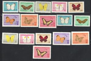 DOMINICAN REPUBLIC SC #  622 - 6   C146 - 8  B47 - 51  CB28 - 30  MNH