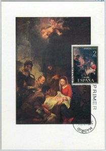 48369 - SPAIN - MAXIMUM CARD - ART / CHRISTMAS: Murillo1970-