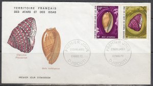 Afars & Issas 358/61 FDC - Shells