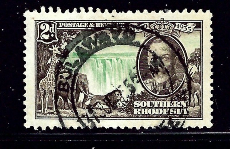 Southern Rhodesia 34 Used 1935 KGV Silver Jubilee  (ap1071)