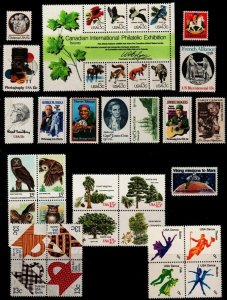 #1387 - 1802 1970 - 1979 Commemorative Year sets Decade set(325 Stamps) - MNH