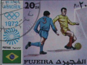 ​FUJEIRA STAMP-1972 OLYMPIC GAMES MUNICH'72 - CTO COMPLETE-LARGE SET SHEET VF