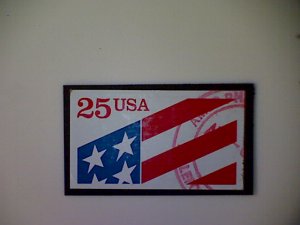 United States, Scott #2475, used(o), 1990, Flag, 25¢, red, white, and blue