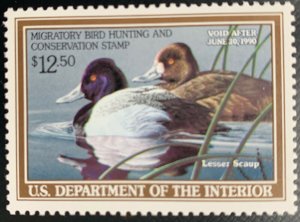 RW56 1989 US Duck Stamp Unsigned MNH