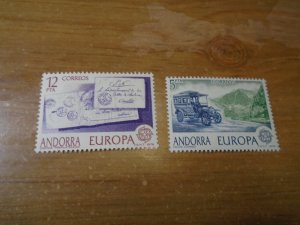 Andorra  Spanish  #  111-12  MNH