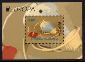 Macedonia 690 Europa Souvenir Sheet MNH VF