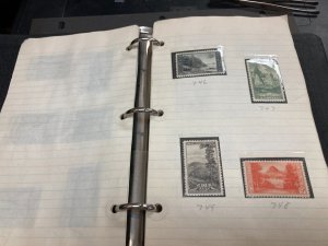 *UNITED STATES  1920'S-1950'S COLLECTION OF 240 DIFFERENT MOST MINT IN BOOK D134