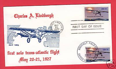 #1710 Transatlantic Flight- Dukes Covers  Cachet