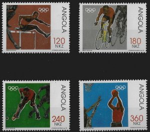 Angola 1992 MNH Stamps Scott 842-845 Sport Olympic Games Cycling Field Hockey