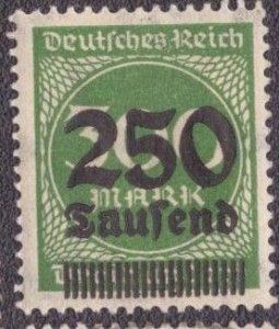 Germany 257 1923 MH