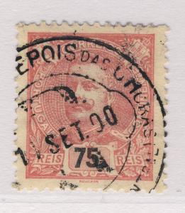 PORTUGAL 1900 RECEBIDA DEPOIS DAS 6 HORAS  R  LISBOA (CENTRAL) /Yv.135-Mi.131A