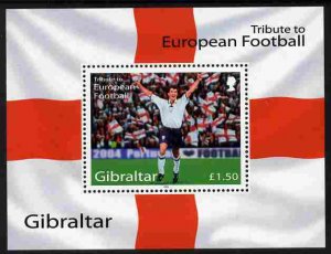 GIBRALTAR - 2004 - European Championships - Perf Min Sheet - Mint Never Hinged