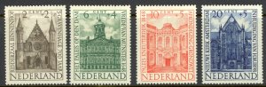 Netherlands Sc# B185-B188 MNH 1948 Buildings