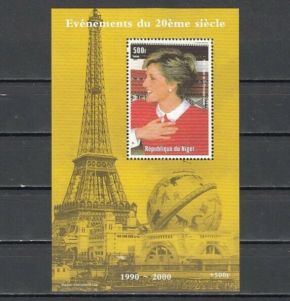 Niger, 1998 issue. Lady Diana s/sheet. ^