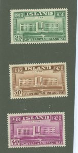Iceland #209-211 Mint (NH) Single (Complete Set)