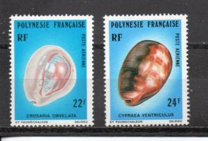 French Polynesia C156-C157 MNH