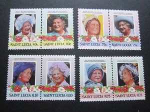 St Lucia 1985 Sc 782-785 set MNH