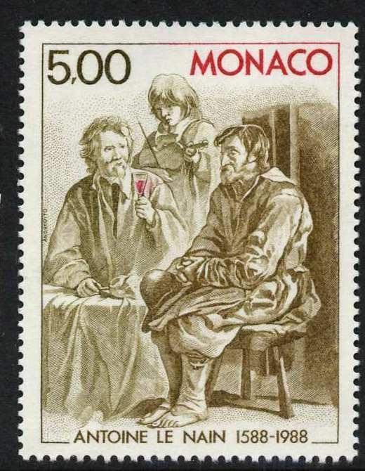 Monaco 1646 MNH Art, Le Nain & Brothers