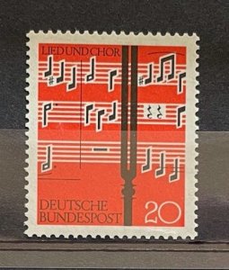 (1155) GERMANY 1962 : Mi# 380 NOTES AND TUNING FORK - MNH VF
