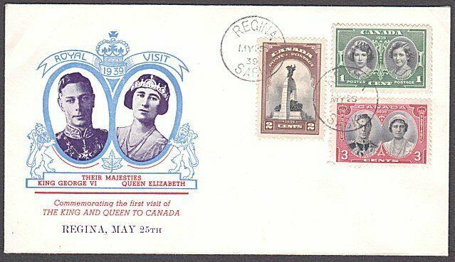 CANADA 1939 Royal visit to Regina - commem cover - Regina cds..............57449