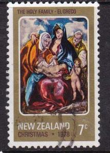 New Zealand 1978 Christmas The Holy Family 7c used