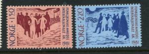 Norway #790-1 MNH