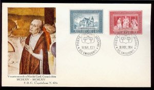 1964 - VATICAN - SC# 395-396 - FDC