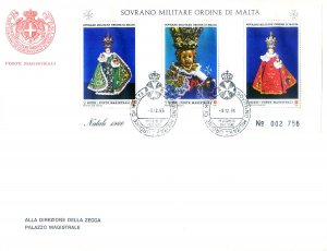 Christmas 1986. 3 FDC.