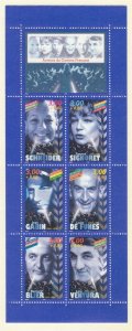 France B698a (694-98) MNH 1998 Actors of the French Cinema Full Booklet