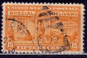 United States 1931, Special Delivery, Postman and Motorcycle, 15c, sc#E16, used