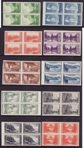 US-Sc#756-65- id7-unused ngai NH centerline blocks-National Parks-1935-