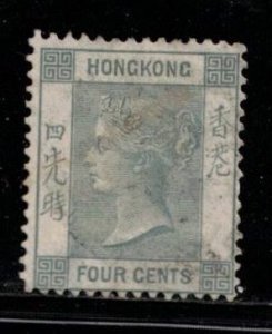 HONG KONG  Scott # 10 Used - Queen Victoria