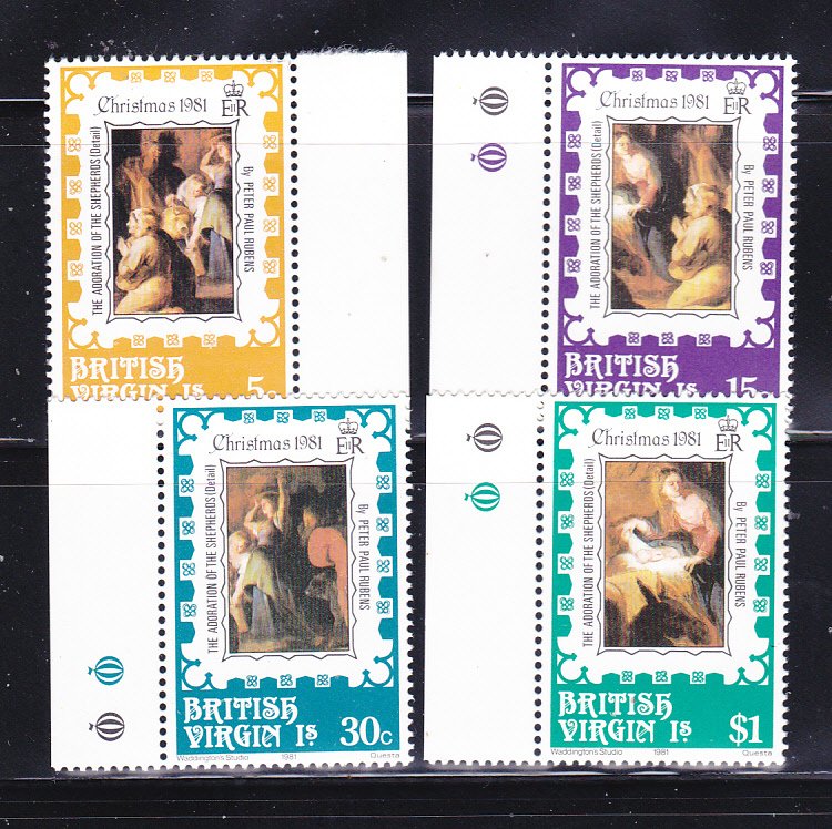 Virgin Islands 417-420 Set MNH Christmas