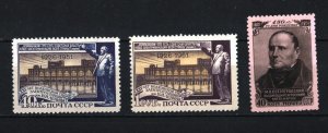 RUSSIA/USSR 1951 SET OF 3 STAMPS MNH