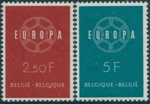 Belgium 1959 SG1702-1703 Europa set MNH