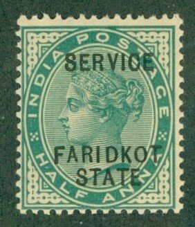 FARIDKOT 4  INDIAN STATE MNH   BIN $3.00