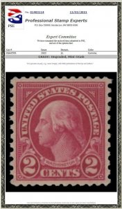 U.S. #579 MH Plate Number Single