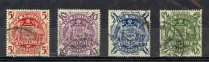 Australia Scott 218-221 Used (Catalog Value $37.35)