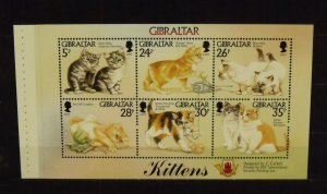 15630   GIBRALTAR   MNH # 726k         Booklet Sheet          CV$ 7.00