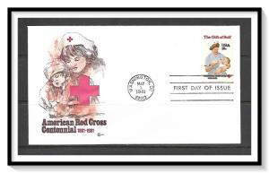 US #1910 Red Cross Cover Craft Cachet FDC