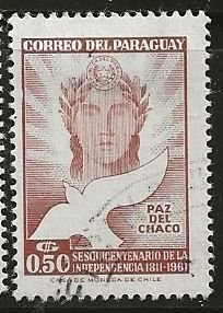 Paraguay ^ Scott # 591 - Used