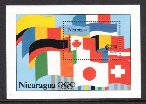 Nicaragua 1978 Olympics Souvenir Sheet MNH VF