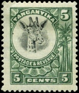 Tanganyika Scott #11 SG #89 Mint Hinged