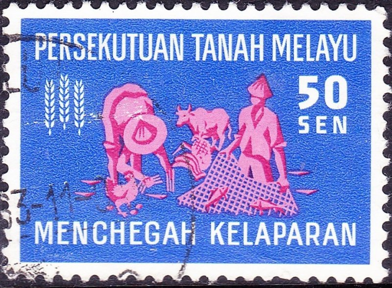 MALAYSIA 1967 50c Freedom From Hunger SG34 Fine Used