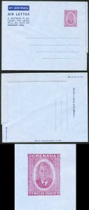 Grenada 12c KGVI Airmail Lettersheet