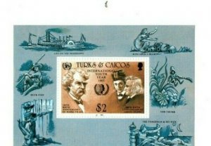 Turks and Caicos - 1985 - Int Youth Year - Souvenir Sheet - MNH (Scott#675)