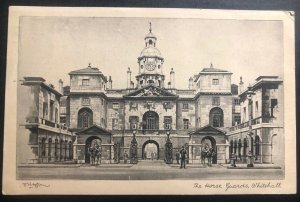 1946 London England Picture Postcard Cover To Wabon MA USA The Horse Guards