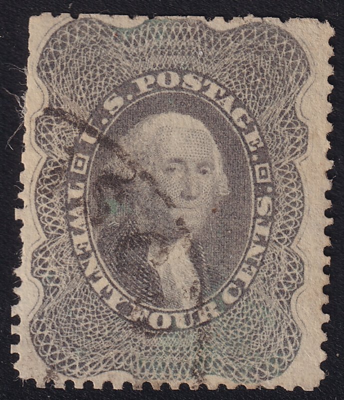 #37 Used, F-VF, Neat cancel, some nibbed perfs (CV $400 - ID29613)