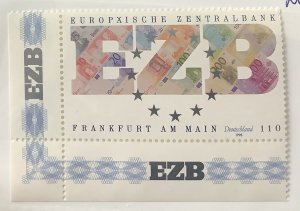 Germany 1998 Scott 2009 MNH - 110pf, EZB,  European's Central Bank, Fran...